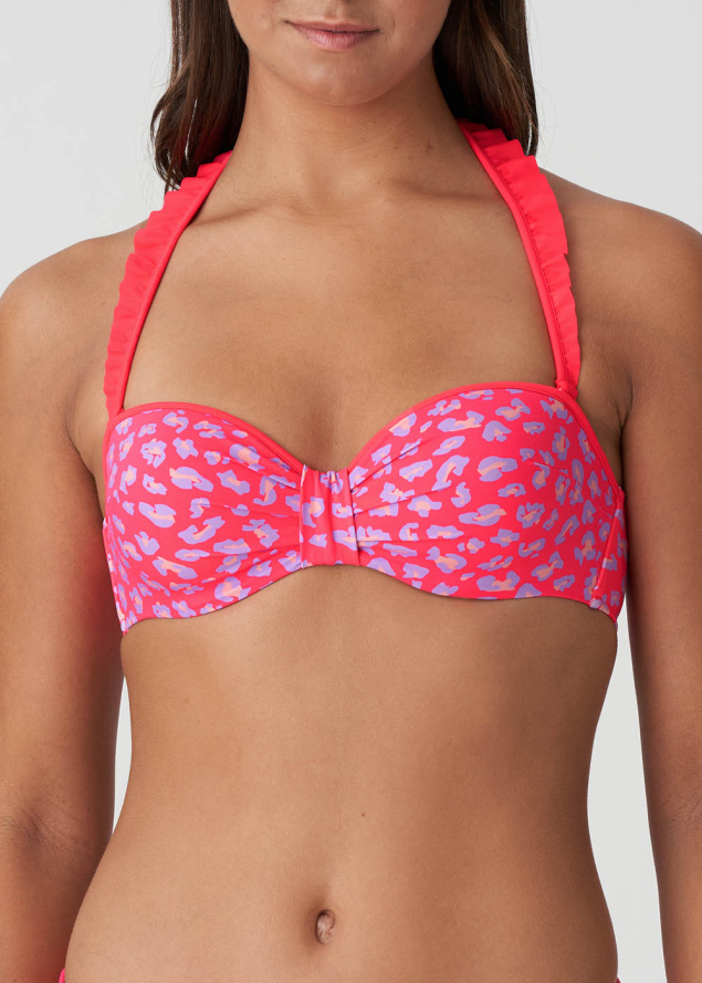 Haut de maillot de bain bandeau rembourr Maillots de bain Marie Jo Swim Deep Sea Coral