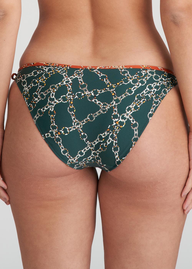 Bas de bikini Taille Basse Ficelles Maillots de bain Marie Jo Swim Malachite