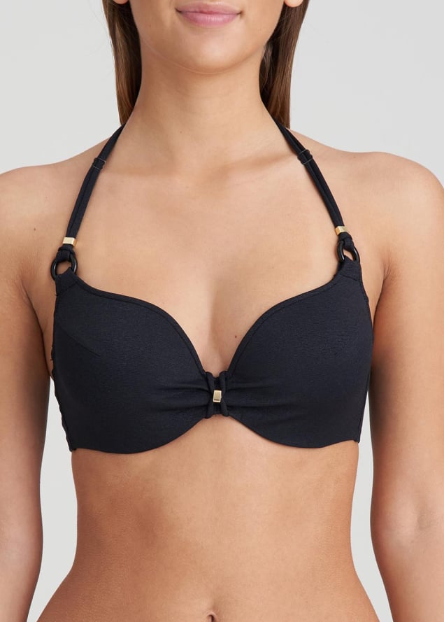 Haut De Bikini Rembourr Coeur Maillots de bain Marie Jo Swim Noir