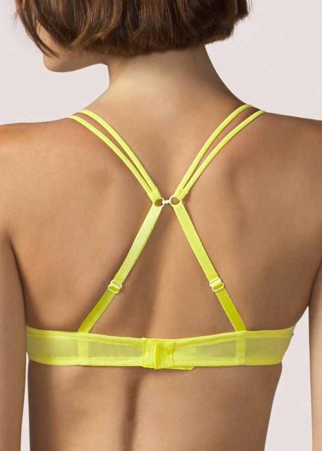 Soutien-gorge rembourr dcollet Andres Sarda Blazing Yellow