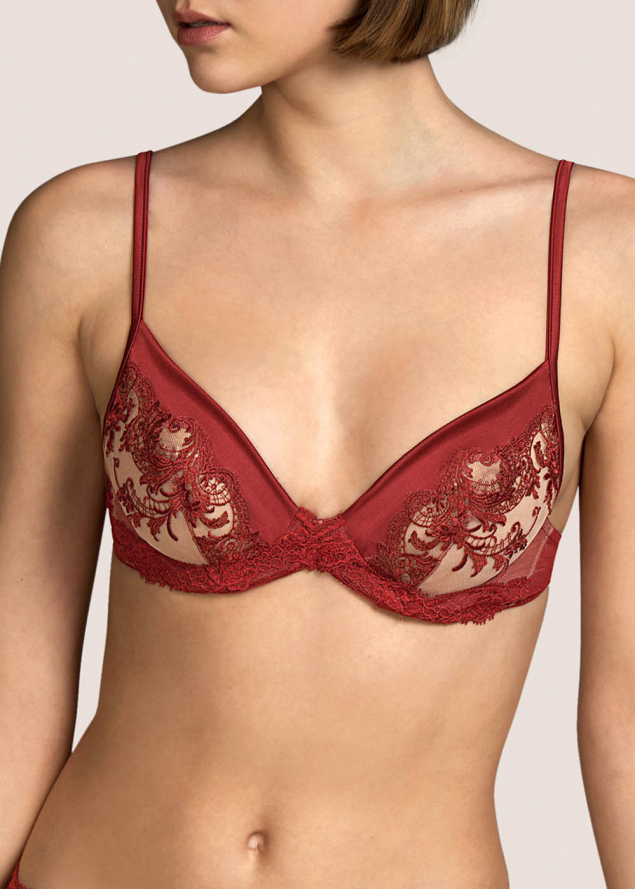 Soutien-gorge Emboitant  Armatures  Andres Sarda Luxury Red