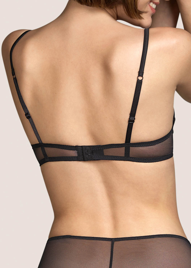 Soutien-gorge Rembourr  Armatures Andres Sarda Noir