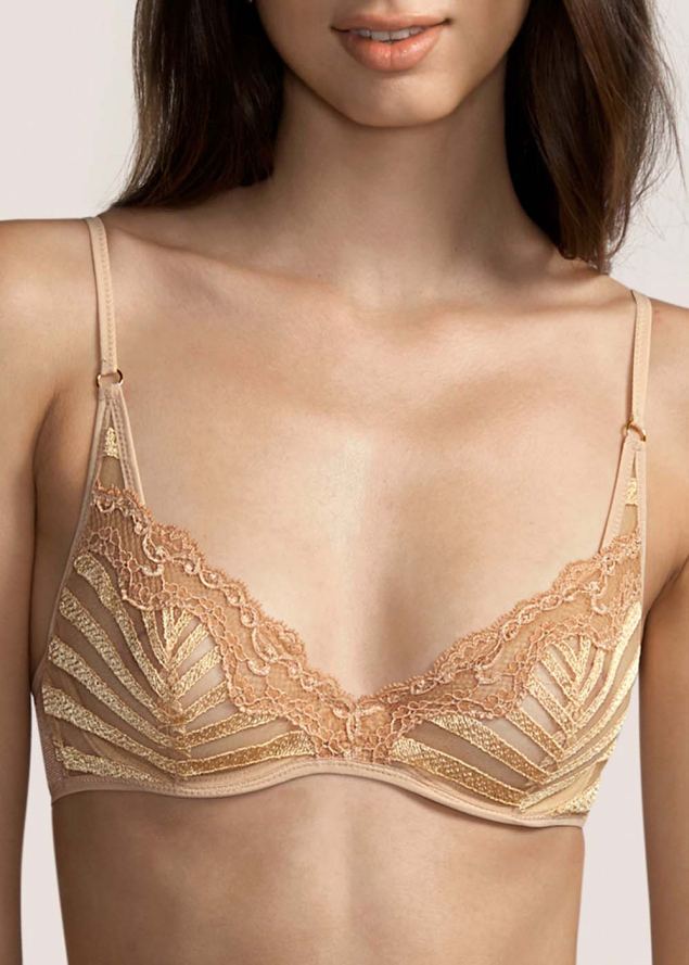 Soutien-gorge emboitant  armatures Andres Sarda Light Tan