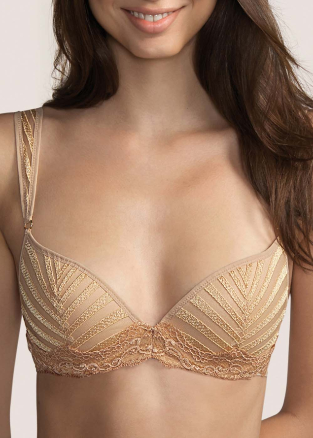 Soutien-gorge rembourr dcollet Andres Sarda Light Tan