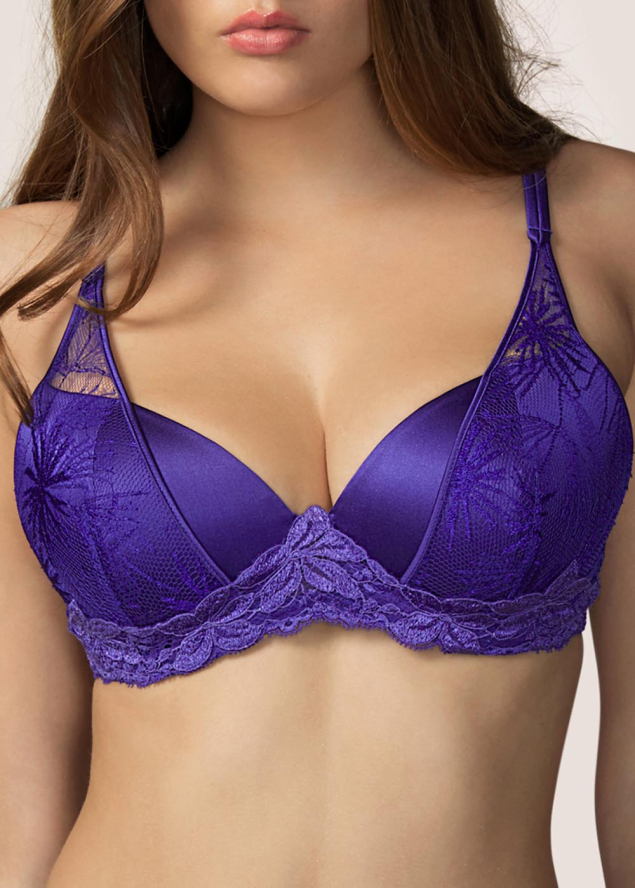 Soutien-gorge rembourr dcollet Andres Sarda Funky Violet