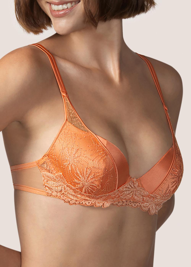 Soutien-gorge rembourr dcollet Andres Sarda Peach