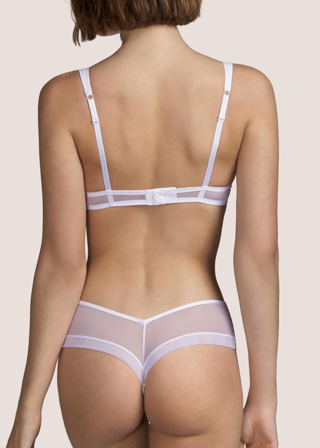 Soutien-gorge rembourr dcollet plongeant  Andres Sarda Blanc