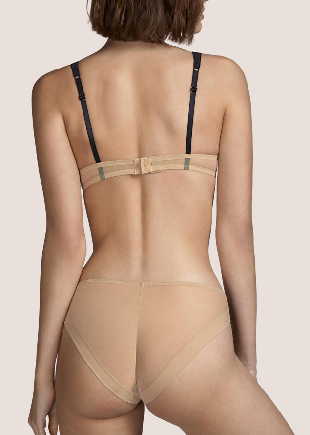 Soutien-gorge rembourr dcollet plongeant  Andres Sarda Noir