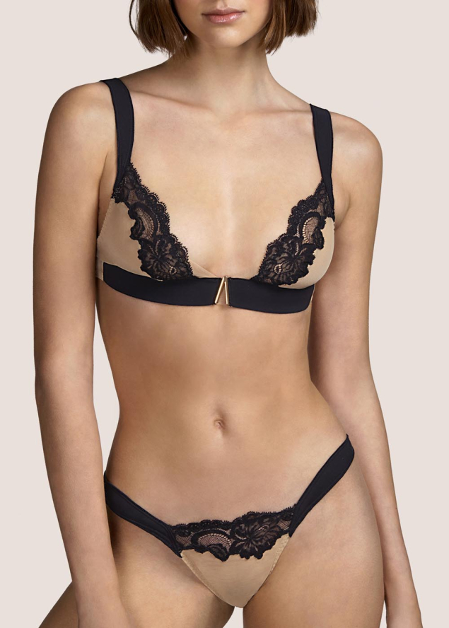 Soutien-gorge emboitant sans armatures Andres Sarda Noir