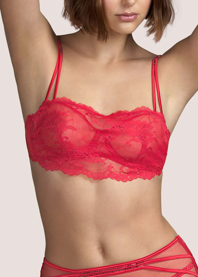 Soutien-gorge Bandeau Balconnet  Armatures Andres Sarda