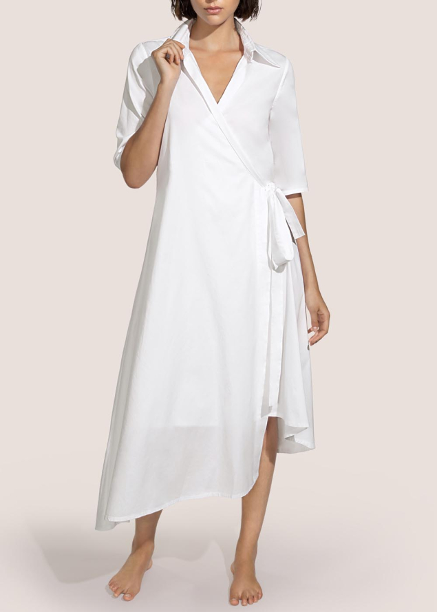 Robe Courte Maillots de Bain Andres Sarda Blanc