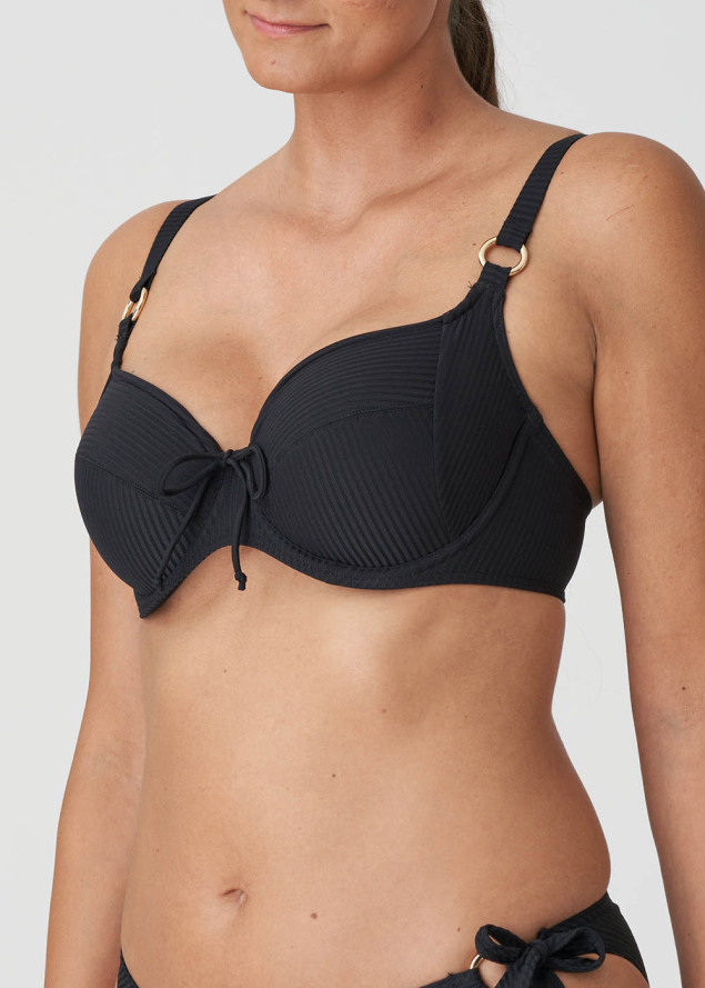 Haut de Bikini Embotant  Armatures Maillots de Bain Prima Donna Swim Noir