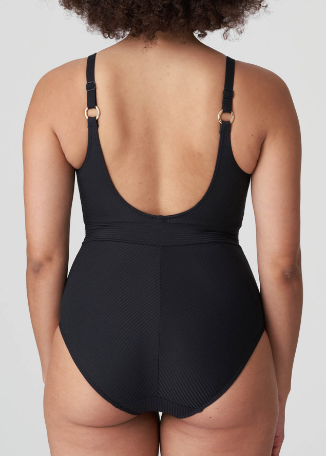 Maillot de Bain 1 pice Rembourr sans Armatures Maillots de Bain Prima Donna Swim Noir