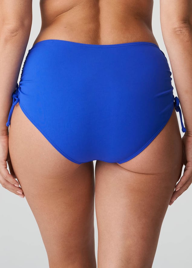 Slip Taille Haute Ficelles Maillots de Bain Prima Donna Swim Bleu lctrique