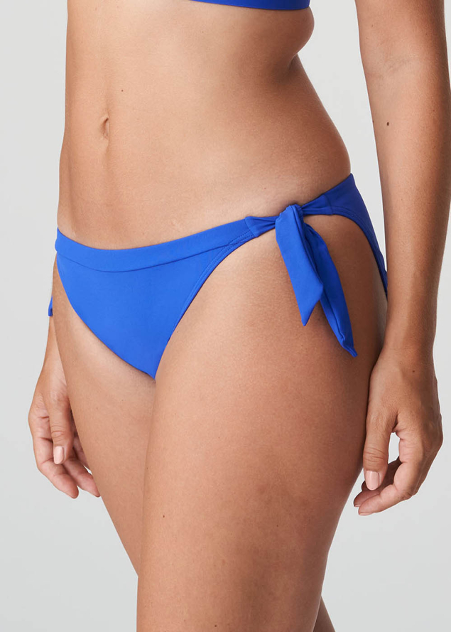 Slip Taille Basse Ficelles Maillots de Bain Prima Donna Swim Bleu lctrique