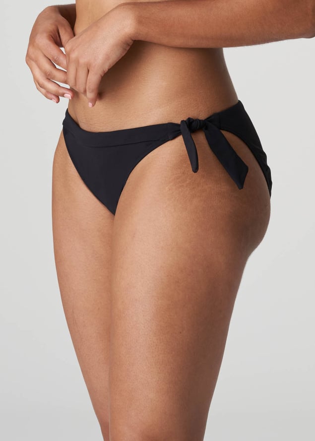 Slip Taille Basse Ficelles Maillots de Bain Prima Donna Swim Noir