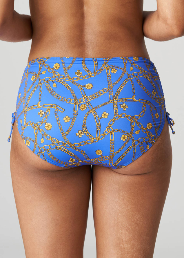 Slip Taille Haute Ajustable  Maillots de Bain Prima Donna Swim Bleu éléctrique