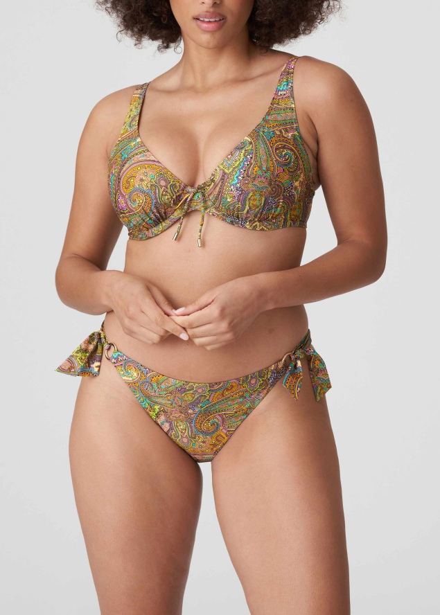 Bikini slip taille basse  ficelles Maillots de Bain Prima Donna Swim Sunny Paisley