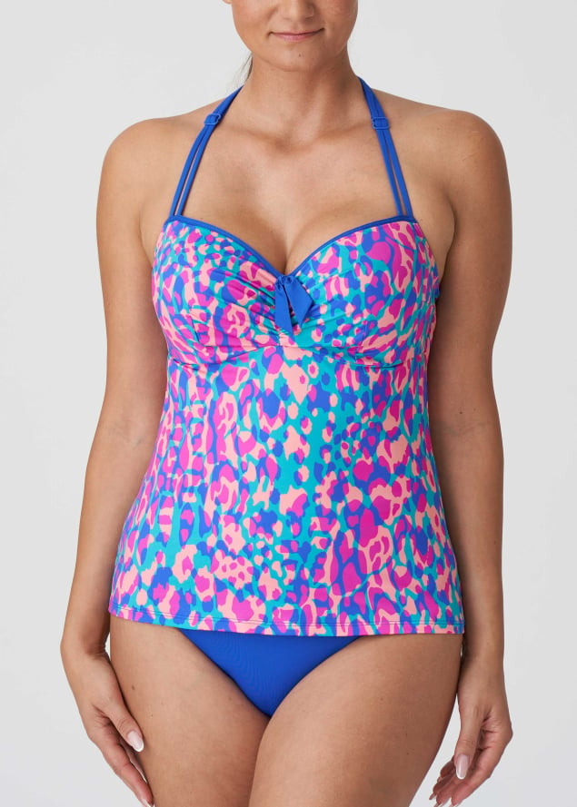 Tankini embotant rembourr Maillots de Bain Prima Donna Swim Bleu lctrique