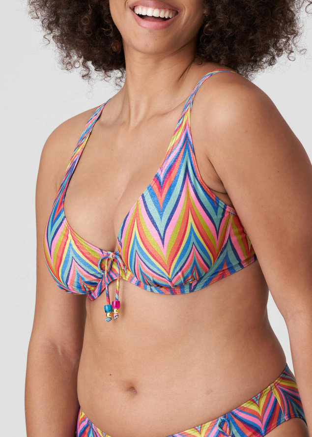 Haut De Bikini Triangle Armatures Maillots de Bain Prima Donna Swim Rainbow Paradise