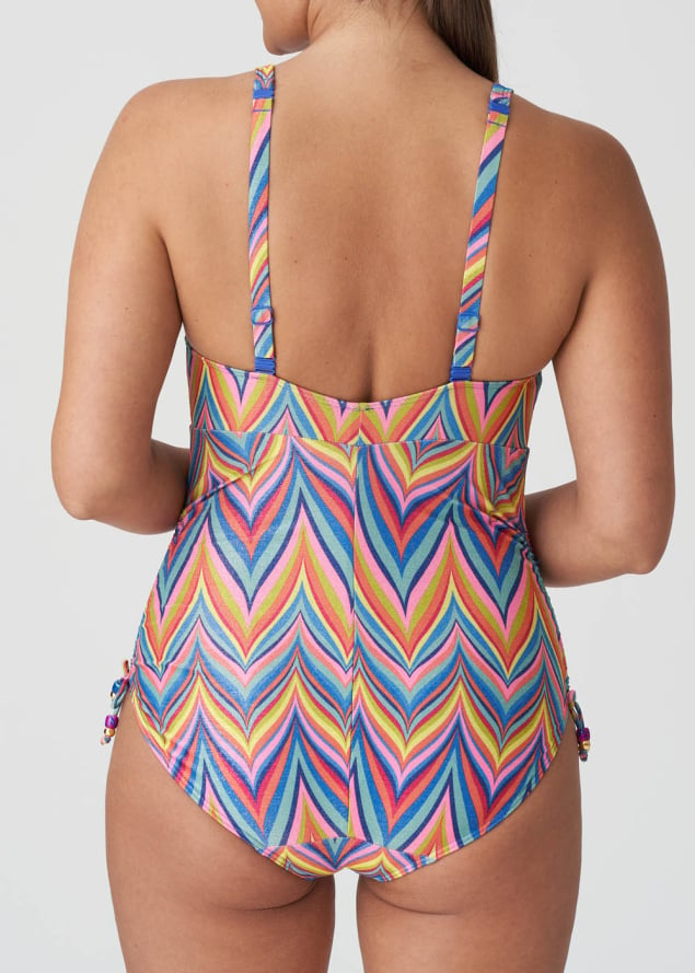 Maillot de Bain 1 pice Dcollet Plongeant Maillots de Bain Prima Donna Swim Rainbow Paradise