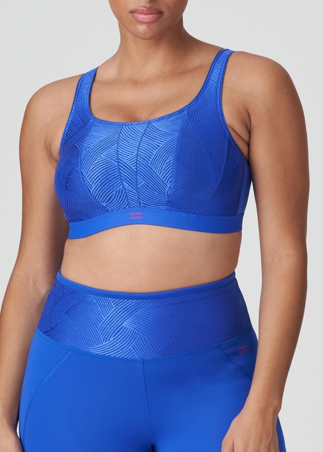 Soutien-gorge De Sport Sans Armatures Prima Donna Sport Bleu lctrique