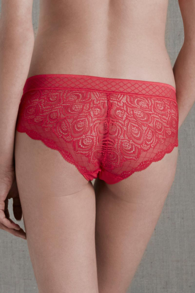 Shorty Simone Prle Rouge Feu