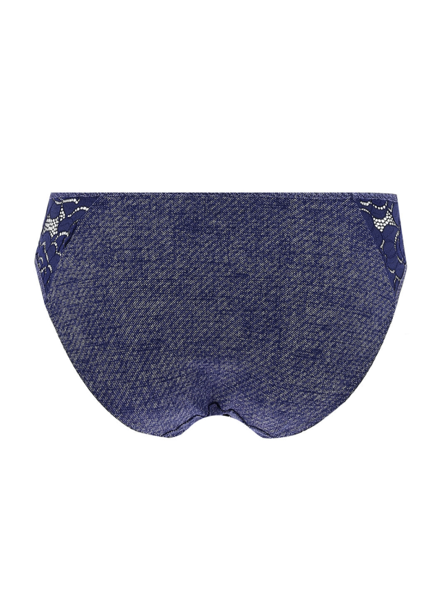 Slip Charme Antigel de Lise Charmel Dentelle Jeans