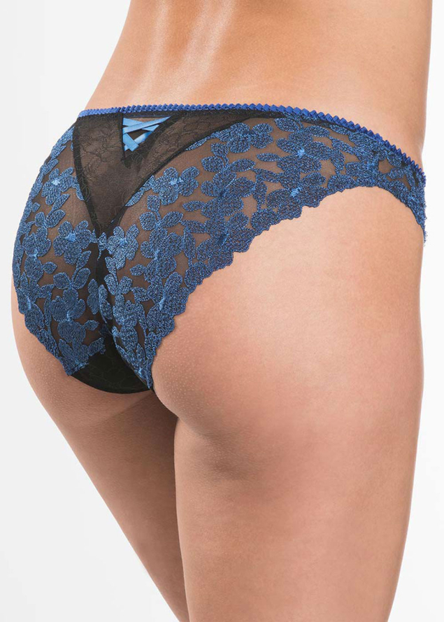 Slip Italien Aubade Bleu Velvet