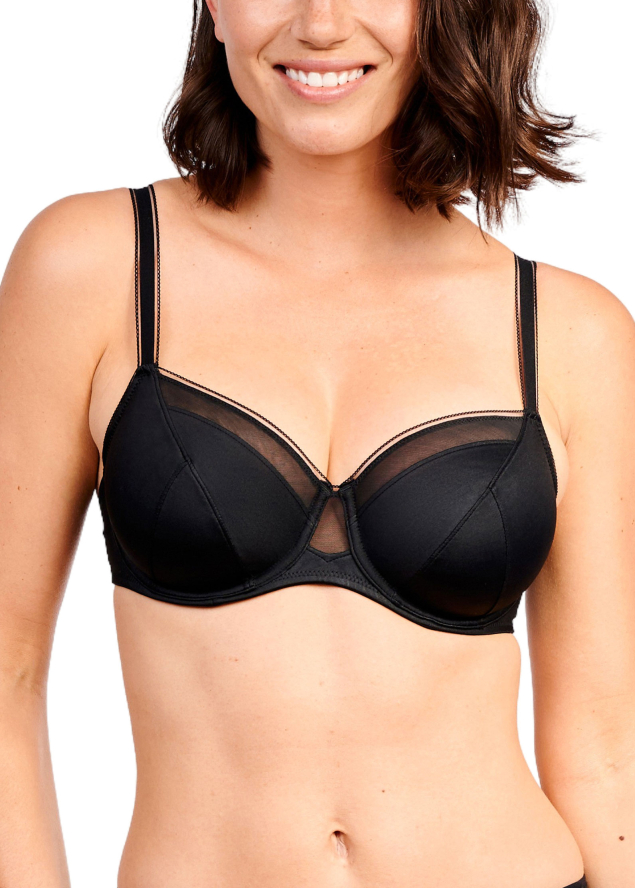 Soutien-gorge Embotant  Armatures Sans Complexe Noir