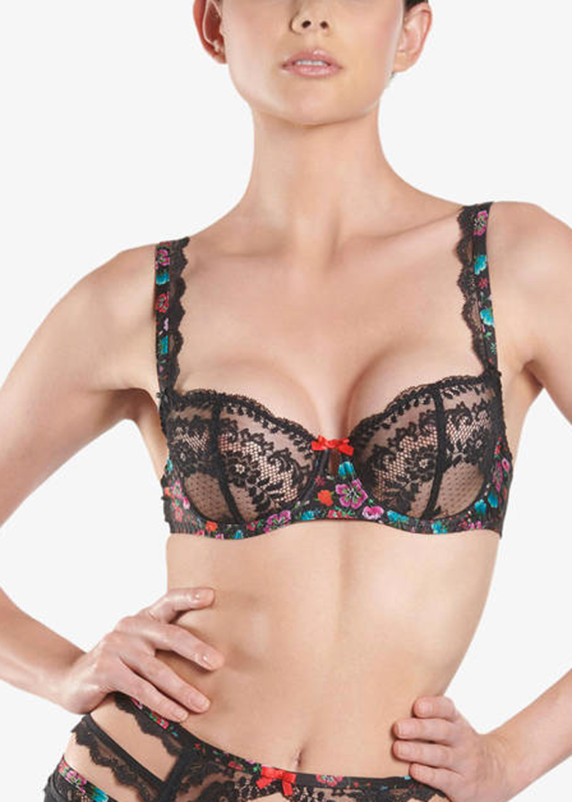 Soutien-gorge Corbeille  Aubade Noir Magie