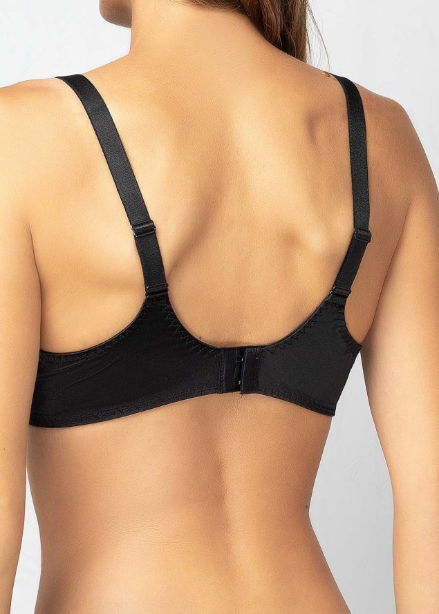 Soutien-gorge Corbeille Empreinte Noir