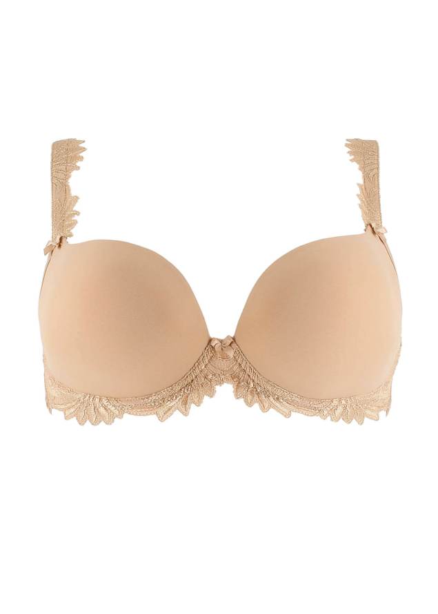 Soutien-gorge Armatures Plunge Empreinte Caramel