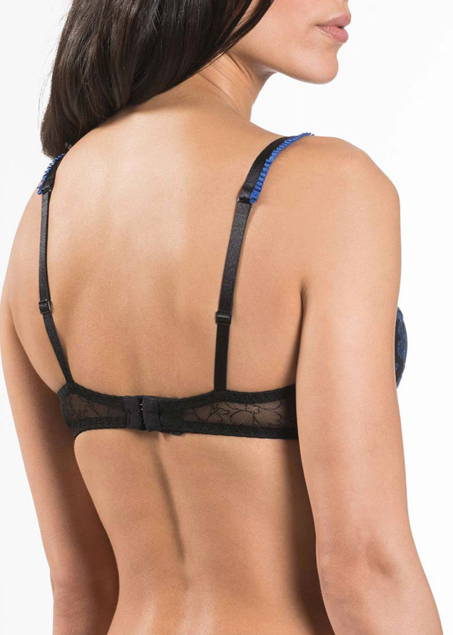 Soutien-gorge Push-up Aubade Bleu Velvet