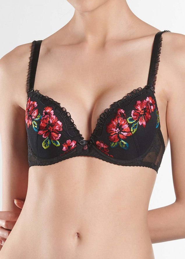 Soutien-gorge Armatures Push-Up  Aubade Obscur