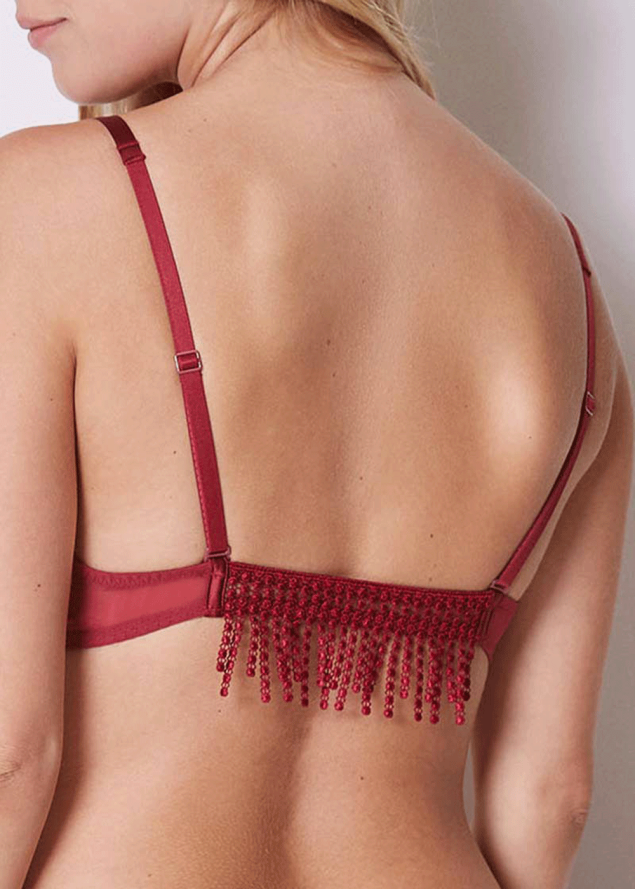 Soutien-gorge Push-up Tulipe Simone Prle Wine