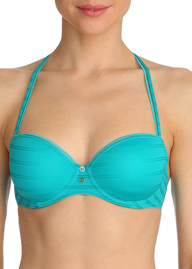 Soutien-gorge Rembourr Balconnet Marie Jo l'Aventure Summer Green