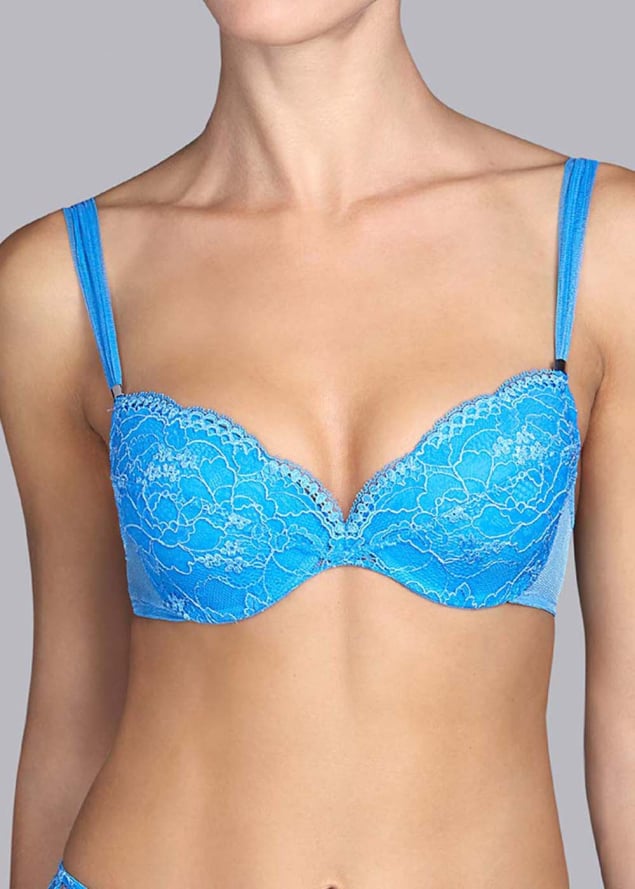 Soutien-gorge Rembourr Dcollet  Andres Sarda Menorca Blue