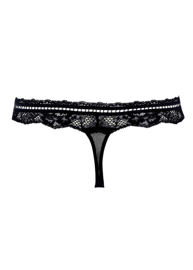 Tanga Lise Charmel Noir Lilas