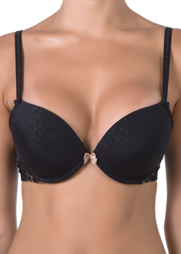 Soutien-gorge Double Push Up Selmark Noir