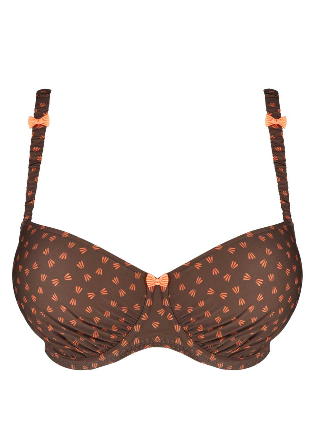 Soutien-gorge Rembourr Balconnet Twist de Prima Donna Tropical Sand