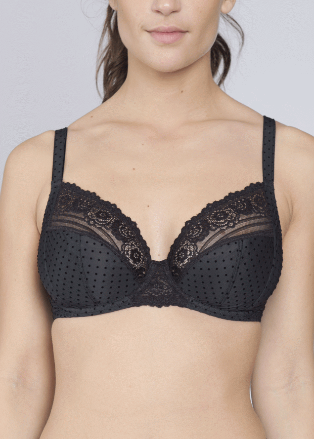 Soutien-gorge Corbeille Bonnets Profonds Maison Lejaby Noir