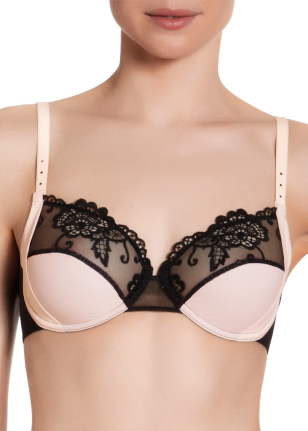 Soutien-gorge Armatures Simone Prle Noir Poudre