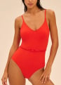 Maillot de bain 1 pice rembourr sans armature 