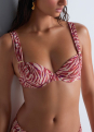 Haut de maillot push-up coques 