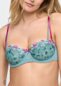 Soutien-gorge balconnet couture verticale 