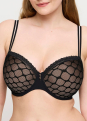 Soutien-gorge balconnet rembourr 