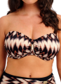 Haut de maillot bandeau � armatures  