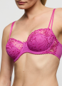 Soutien-Gorge Balconnet Rembourr� � Armatures 