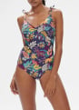Maillot de bain 1 pice dcollet 